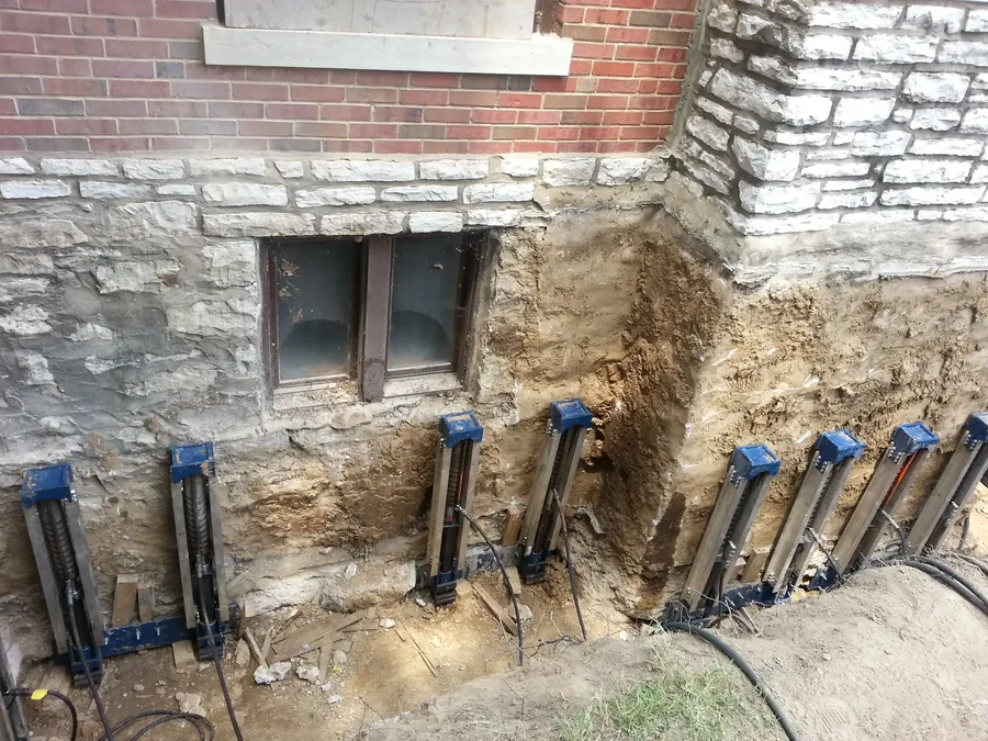 Expert House Movers foundation leveling and stabilization on a Texas home